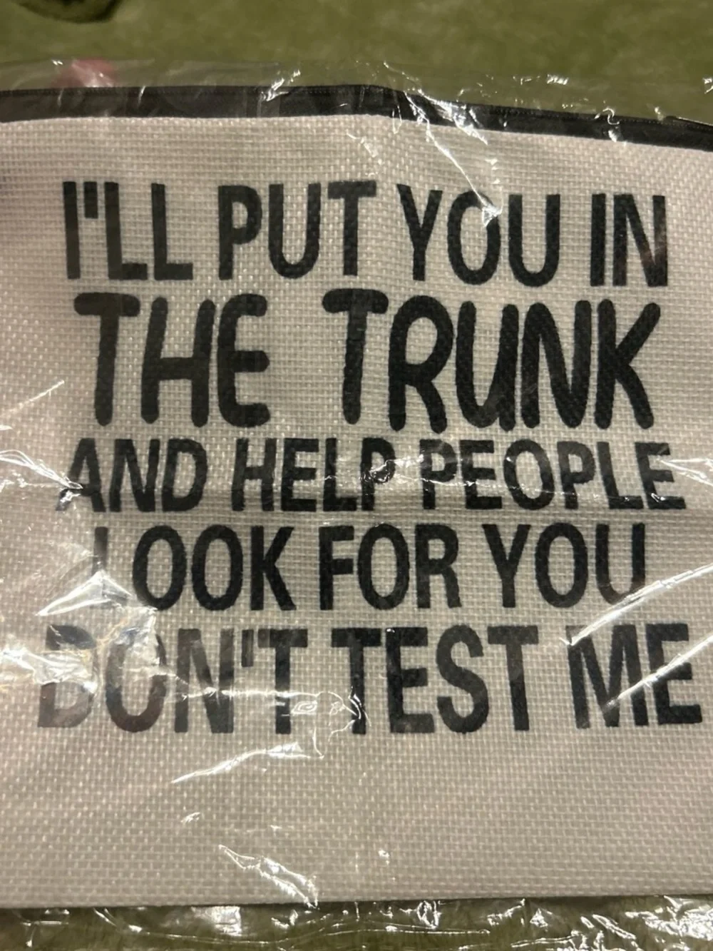 Makeup bag Funny